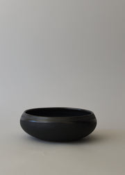 Small Catchall in Charcoal Stripe - Victoria Morris